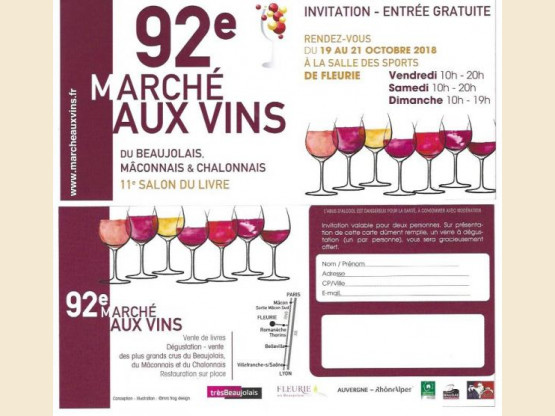 Marché aux Vins de Fleurie 2018