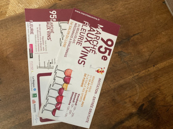 Marché aux vins de Fleurie 15/16/17 octobre 2021