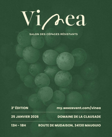 VINEA  -  Le salon des cépages résistants  25 janvier 2026  à MONTPELLIER 
