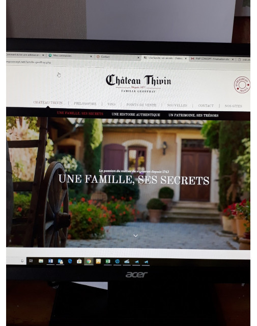 Le site internet de Château Thivin fait peau neuve!