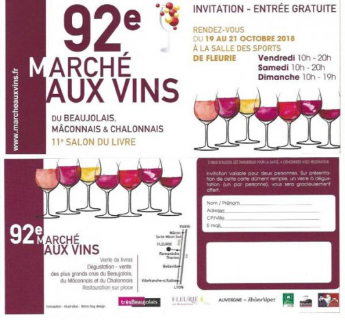 Marché aux Vins de Fleurie 2018