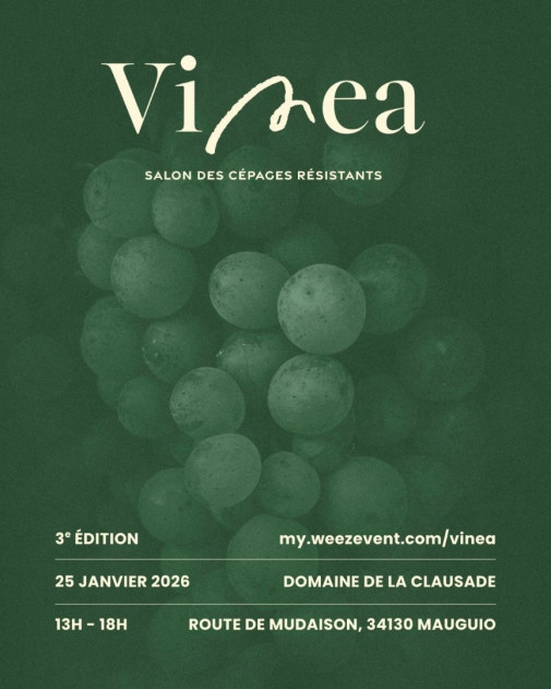 VINEA  -  Le salon des cépages résistants  25 janvier 2026  à MONTPELLIER 