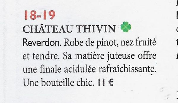 Spécial Millésime 2016  - Sélection Beaujolais - RVF Juin 2017 - 2017/06