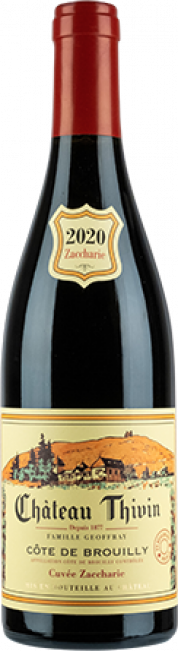 Cuvée Zaccharie, Côte-de-brouilly, Château&nbsp;Thivin